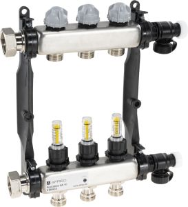 ProCalida VA 1C ze stali nierdzewnej, 3 obiegi, nakrętki G1'', 0,5  ÷ 4,0 l/min