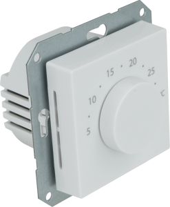 Przewodowy, podtynkowy regulator dobowy, 230 V AC, biały